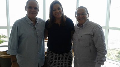 João Trajano, Roberta Costa e Jorge Gonçalves