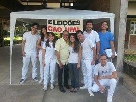 Resultado das eleições do Centro Acadêmico 2014.2 com vitória da Chapa 1